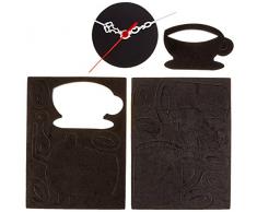 LLC 3DUhr asir Group 51–clocky Autocollant Horloge Murale-Multicolore