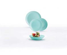 Luminarc 0883314737066 Service de Table 18 piÃ¨ces Diwali Light Turquoise