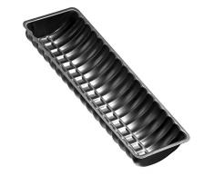 Zenker 6532 Moule Ã gÃ¢teau en Forme de rÃ´ti 30 cm Noir-mÃ©tallique, Acier Inoxydable, 32 x 12,5 x 5 cm