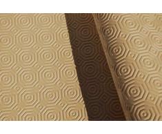 Teknigomme PTU sous Nappe P.V.C Crème-EP. 2, mm-Largeur 140 cm, Rectangle 1, 40 x 1, 50 m