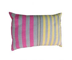 Fouta Futée Enveloppe de Coussin rectangulaire en Tissage fouta, Coton, Multicolore, 35x50 cm