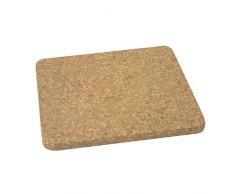 Faveco 147114 Dessous Plat, Liège, Marron, 7 x 1,25 x 18 cm