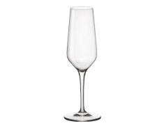 Bormioli 1330723 Lot de 6 flûtes à Champagne Electra, 23CL, Verre