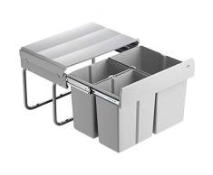 WESCO 757451-85 Poubelle, MÃ©tal, 48 x 36 cm