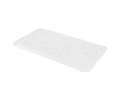 AmazonBasics Tapis de bain antidÃ©rapant, Transparent, Gris, 39 x 69 cm