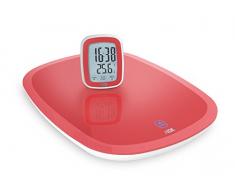 ADE KE 1400 Cosma Balance de Cuisine numérique avec écran Radio Rouge