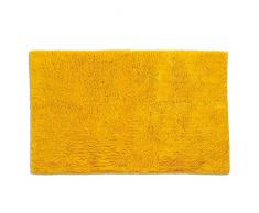 Kela 20441 tapis de bain 100% coton, 120 x 70 cm, Ladessa, uni jaune