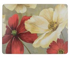 Creative Tops Wine Premium Lot de 6 Sets de Table avec Dos en liège, Bois Dense, Multicolore, Medium Placemats