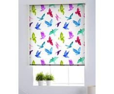 Estoralis A-3149 Basic Store Enrouleur Translucide ImprimÃ© Digital, Polyester, Multicolore, 130 x 250 cm