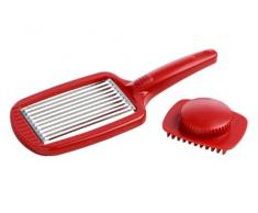 Premier Housewares 0806531 Trancheuse de Tomate avec la Presse Rouge