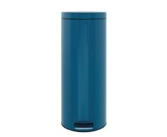 Brabantia 424861 Poubelle à Pédale 30 L Vintage Bleu