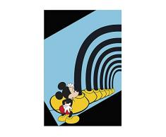 Komar WB034-50x70 Poster dart, Mickey Mouse Tunnel Pied, 50cm x 70cm