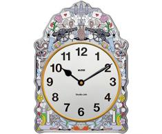 Alessi SJ01 Horloge Murale, Multicolore, 6,5 x 0,2 x 6 cm