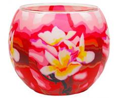 Himmlische DÃ¼fte Geschenkartikel GmbH RÃ¤der Parfums Cadeau Articles de cc276Â Magnolia Photophore, Verre, Multicolore, 11Â x 11Â x 9Â cm