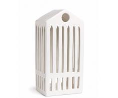 KÃ¤hler Urbania Photophore en cÃ©ramique Blanc 9,5 x 20 cm