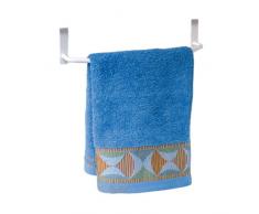 Rayen Porte Serviettes à Suspendre, Fer Peint, Blanc, 28x7,5x6,6 cm