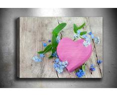 Bonamaison Peinture sur toile, multicolore, 30 x 40 cm - Conçu et fabriqué en Turquie