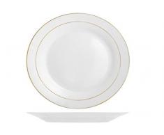 ROYAL NORFOLK Aile Service Assiettes Table 12Â piÃ¨ces, Porcelaine, Blanc