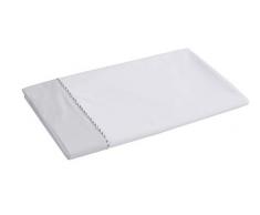 Blanc des Vosges Loft Drap, Coton, Platine, 180 x 290 cm
