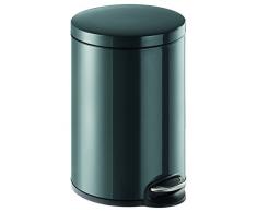 Durable 341258 Poubelle à Dite Silencieuse 20 litres 292 mm en Métal Peint Coloris Anthracite