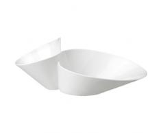 Villeroy & Boch NewWave Bol double Eye-Catcher, Porcelaine Premium, Blanc