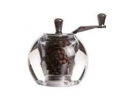 Bisetti Moulin à Poivre Acrylique Transparent avec Poignée 0,90 cm Série Pesaro-Urbino