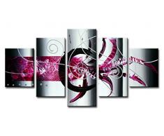 Visario Tableau sur Toile de Lin, Multicolore