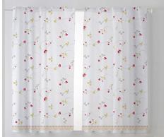 Cardenal Textil Freson Lot de 2 Rideaux de Cuisine Beige 100 x 140 cm