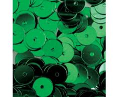 Efco Fil Plat Rond Paillettes, Vert Clair, 6 mm, 10 g, Lot de 1000 bâtonnets