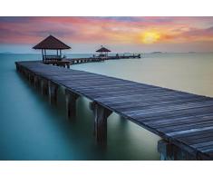 Papier Peint déco poster MER DE CHINE 3 x 2,70 m | Déco et photo murale XXL Qualité HD Scenolia