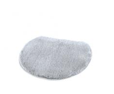 Kleine Wolke Tapis pour abattant WC Soft 47x50 cm en Gris/Blanc, Polyacrylique, 20x20x5 cm