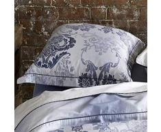 Designers Guild - Kashgar Taie dOreiller Satin de Coton Graphite 50 x 75 cm