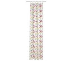 Deko Trend Montana 6236780 36 Rideau à Patte Polyester Blanc/Lilas/Vert/Turquoise 245 x 140 x 245 cm