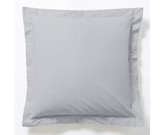 VISION Taie Doreiller - 65x65cm - 100% Coton, Gris Perle