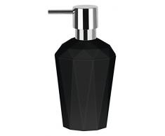 Spirella 10.18131 Crystal Distributeur de Savon Noir