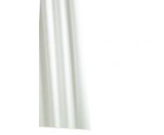 Croydex Professional Rideau de douche en tissu uni Blanc 1800 x 2100 mm