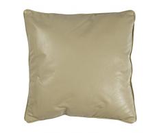 Thedecofactory 400482 Coussin, Polyester, Ecru, 40 x 40 x 3 cm