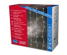 Konstsmide 3704-003 Microlight Rideau 160 Lampes Claires + CÃ¢ble Transparent 24 V