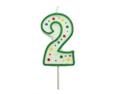 PME CA052 Bougie, Plastique, Vert, 3,5 x 1 x 4,3 cm