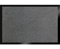 ID Mat 608002 Unicouleur Tapis Paillasson Fibre PolypropylÃ¨ne/PVC Gris 80 x 60 x 0,70 cm
