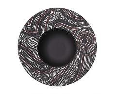 Villeroy & Boch Manufacture Rock Desert Assiette Ã pÃ¢tes, 29 cm, Porcelaine Premium, Noir/Multicolore