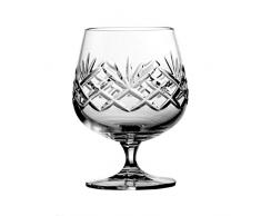 Lot de 6Â PiÃ¨ces en Cristal aljulia 3344Â Cognac en Verre 250Â ML