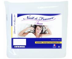 Nuit de France 329363 65/65 ProtÃ¨ge Oreiller PolyurÃ©thane/Coton/Polyester Blanc 65 x 65 x 1 cm