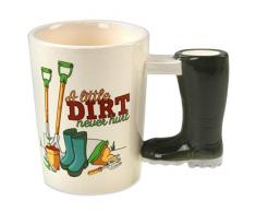 Puckator Tasse mug Petit dÃ©jeuner Manche en Forme de Bottes de Jardin