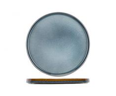 COSY & TRENDY 2936028 Assiette Plate en Porcelaine Quintana-Bleu-D 27,5 Cm
