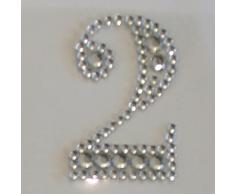 Dovecraft DCST036 Autocollant Crystal 2, Plastique, Transparent, 8,5 x 5,5 x 0,1 cm