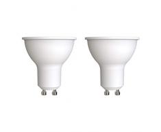 Umi par Amazon - Lot de 2 ampoules spot LED MR16 GU10 dimmables (intensité variable), 5,5 W (équivalent de 50 W), 15 000 heures, blanc chaud (2 700 K)