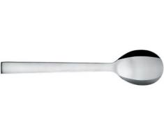 Alessi Dc05/1 Santiago Cuillère de Table en Acier Inoxydable 18/10 Argenté, Set de 6 Pièces
