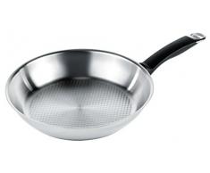 Kuhn Rikon 31214 Silver Star Poêle à frire 20cm, Acier Inoxydable, 40.5 x 21.5 x 7.5 cm