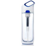 KOR Water 3097 Nava Carafe dEau Filtrante Eastman Tritan Blanc/Bleu 27,2 x 8,89 x 7,31 cm